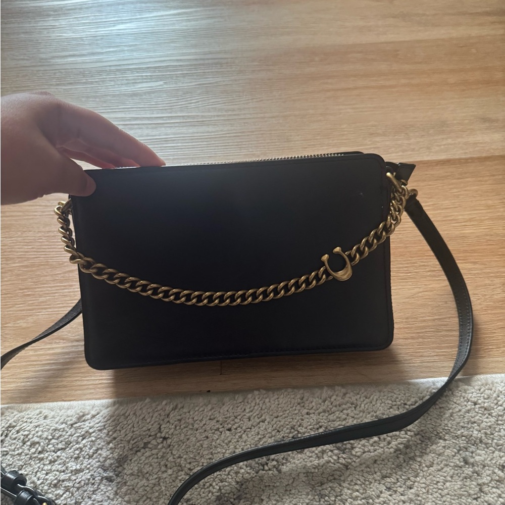 Coach Black Chain Shoulder Bag